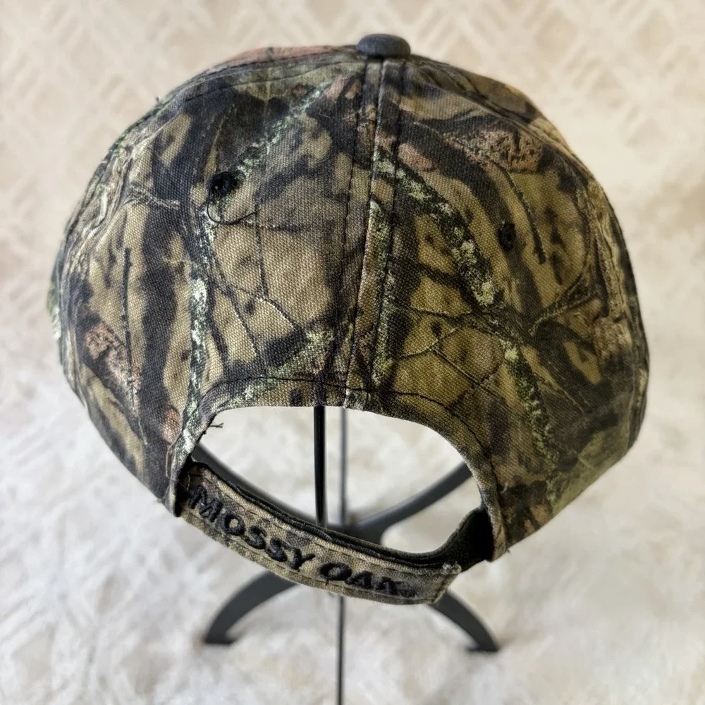 Mossy Oak Style Camo Hat Tree Logo Hunting Cap Adjustable Outdoor Signature